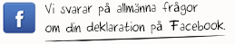 Vi svarar på allmänna frågor om din deklaration på Facebook