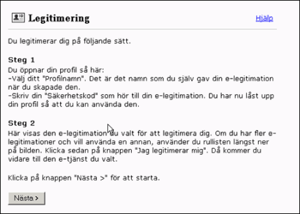 Skärmdump, steg 1