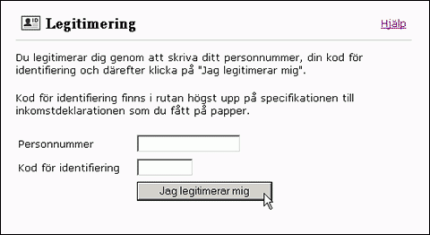 Skärmdump, steg 1