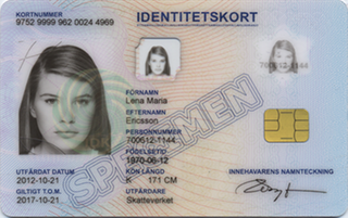 Bild på id-kort