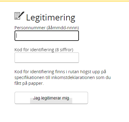 Image showing that you can log in using security codes.