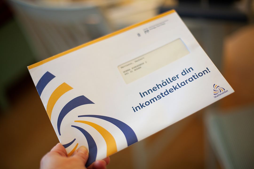 Nytt utseende på deklarationskuvertet