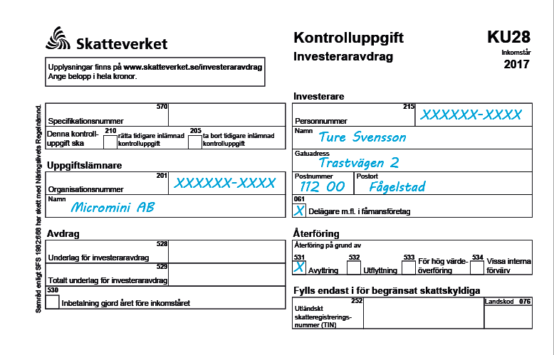 Kontrolluppgifter 2018