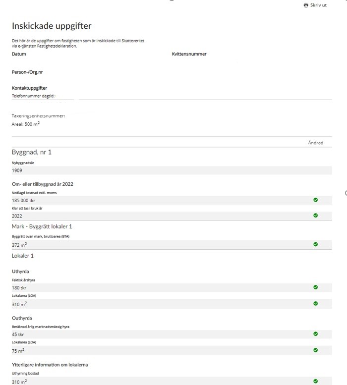 Image showing a receipt for a submitted tax
return (see instructions).