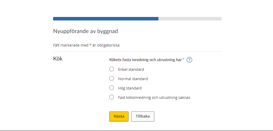 Image showing questionnaire
for new construction of a building (see instructions).