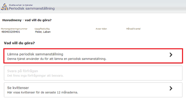 User guide for e-service for EC Sales List (recapitulative statement ...