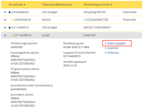 Eservice Register File Format User guide for how to use the e-service Cash registers – Register ...
